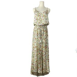 Cynthia Rowley 2 piece set tank top and maxi skirt size small floral print